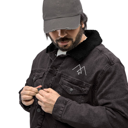 Five Levels of Mastery - Unisex denim sherpa jacket